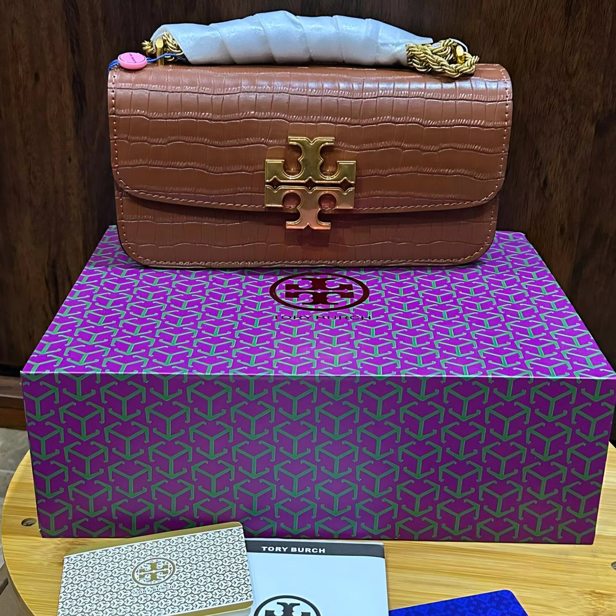 Tory Burch Small Eleanor Convertible Shoulder Bag- Box Packing