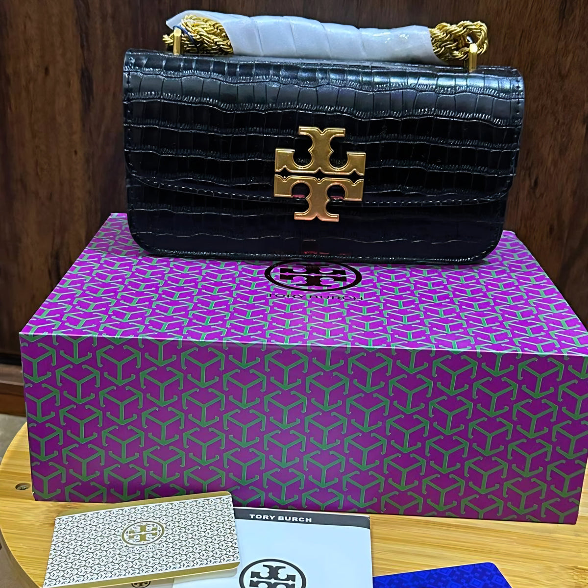 Tory Burch Small Eleanor Convertible Shoulder Bag- Box Packing
