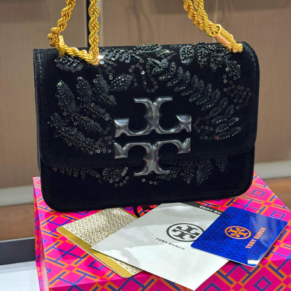 Tory Burch Eleanor Embroidered Velvet- Box Packing