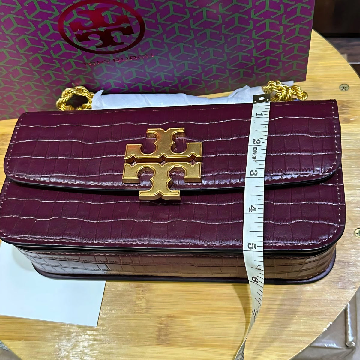 Tory Burch Small Eleanor Convertible Shoulder Bag- Box Packing