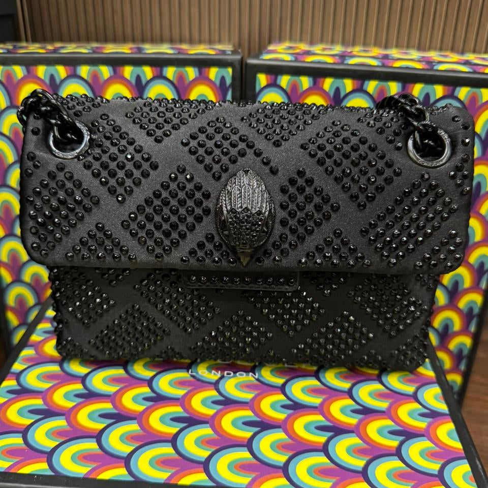 Kurt Geiger London Mini Crystal Kensington Bag Box Packing