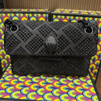 Kurt Geiger London Mini Crystal Kensington Bag Box Packing