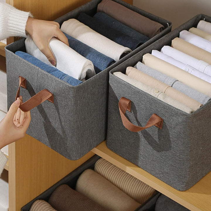 Clothes Storage Organiser with Metal Rods