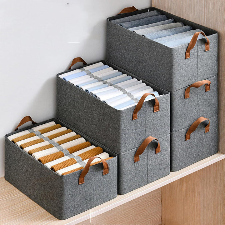 Clothes Storage Organiser with Metal Rods