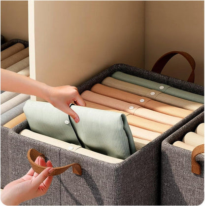Clothes Storage Organiser with Metal Rods