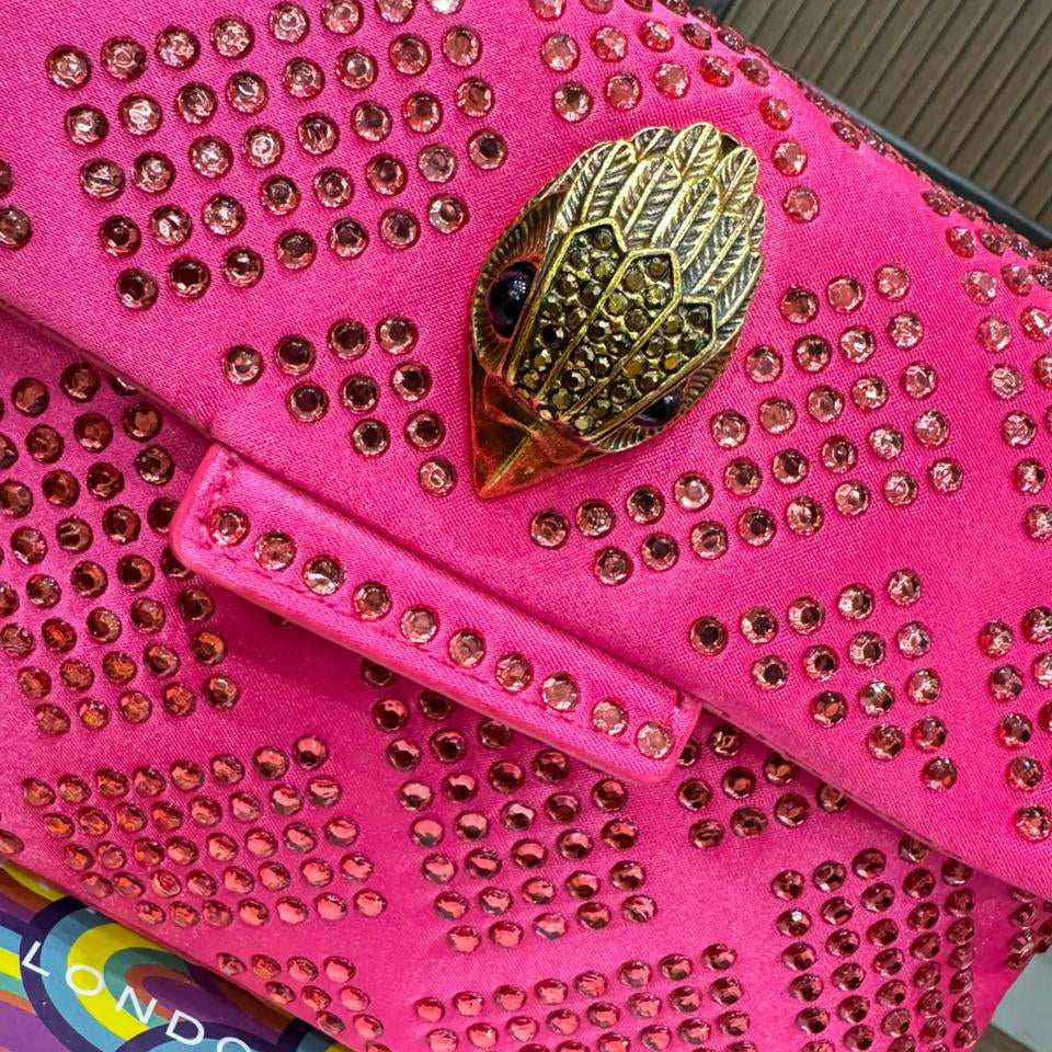 Kurt Geiger London Mini Crystal Kensington Bag Box Packing