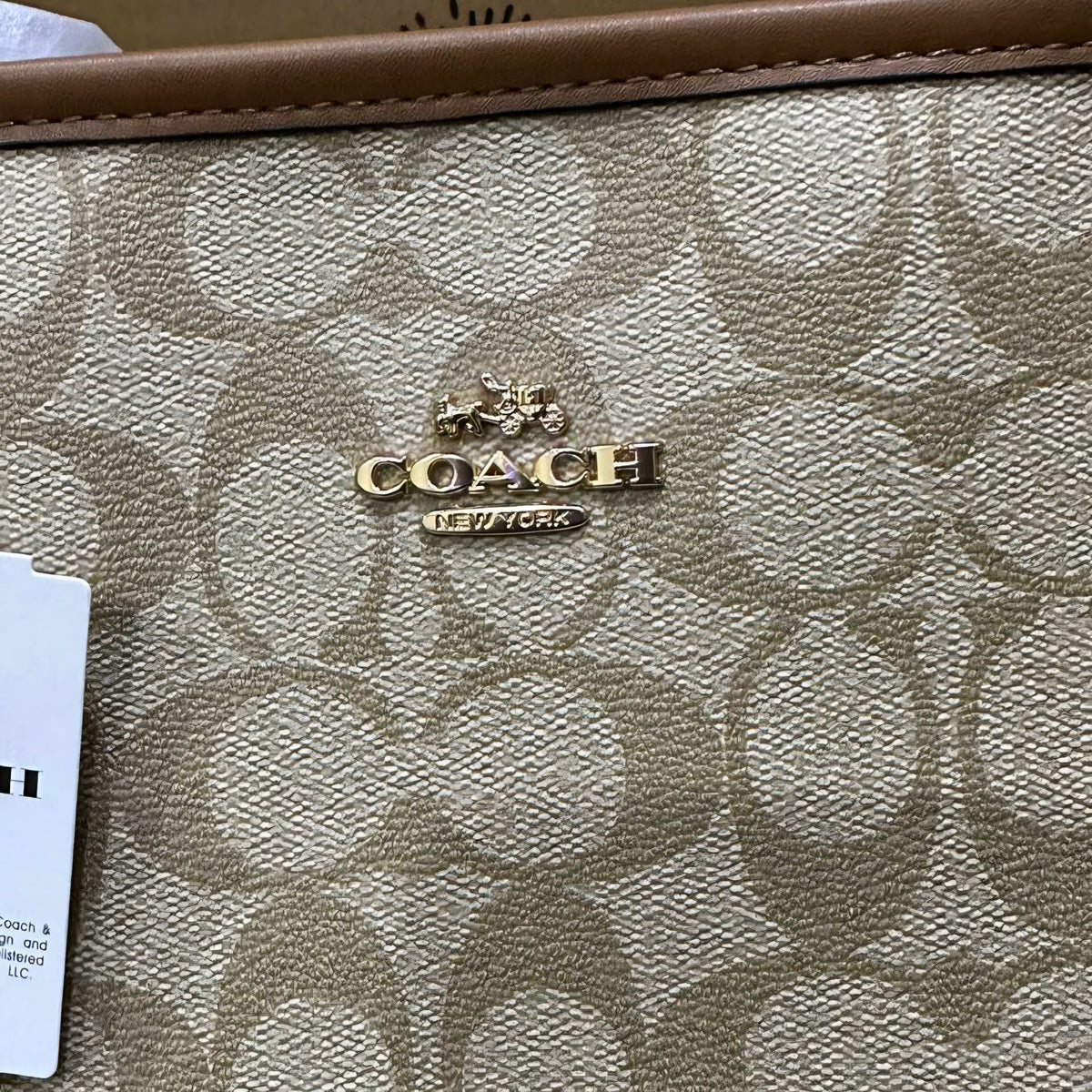 Coach City Tote Bag- Box Packing