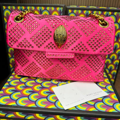 Kurt Geiger London Mini Crystal Kensington Bag Box Packing
