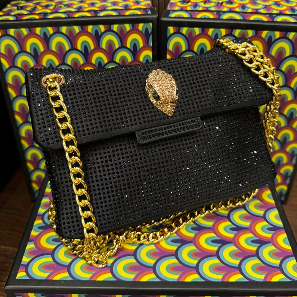Kurt Geiger London Mini Crystal Kensington Bag Box Packing