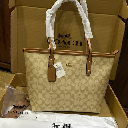 Coach City Tote Bag- Box Packing