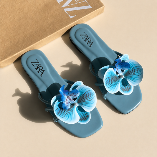 Zara Floral Flats- Box Packing