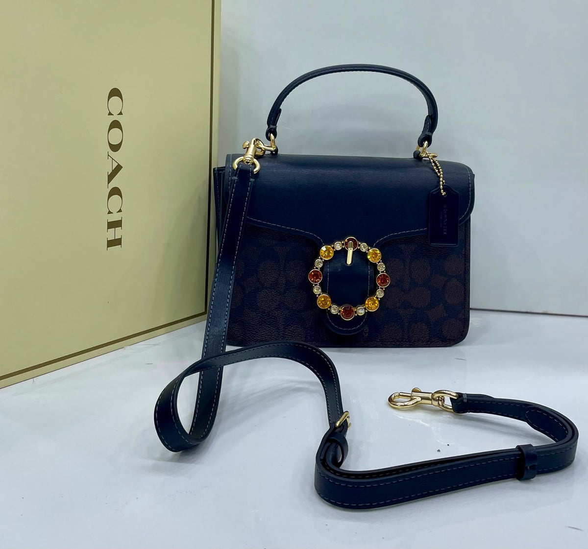 Coach Courtney Top Handle Bag- Box Packing