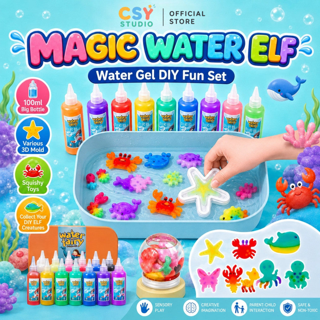 Water Colorful Magic Gel Set (8 Pieces)