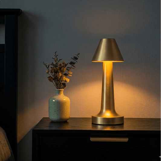 SleekAura Touch Table Lamp – Modern Rechargeable Lamp
