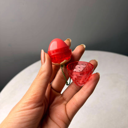 Strawberry lip balm