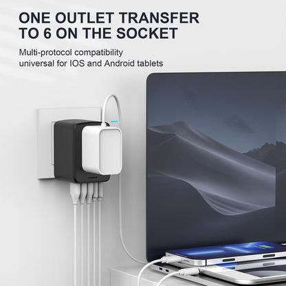 Universal Travel Adapter With USB 2x USB A And 2x USB C